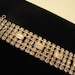 Incredible Weiss Vintage Rhinestone Bracelet