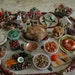 To Scale Miniature Holiday Meal on Platter