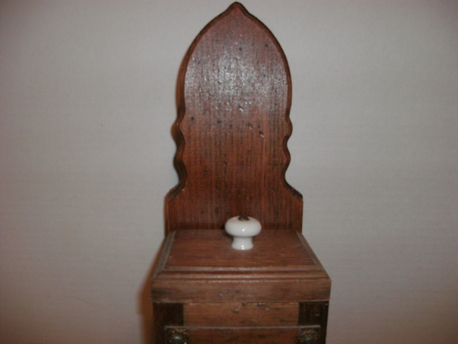 Vintage Wooden Paper Cup Dispenser Holder