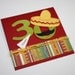 Fiesta birthday invitations - Mexican Fiesta theme/ set of 45