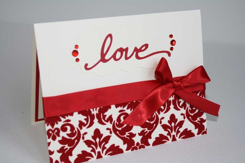 Elegant Greeting Card Valentine / Wedding / Anniversary