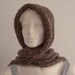 Womens Hooded Scarf, Pixie Hat with Scarf, Hood with Scarf