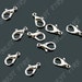 50 pcs of Solid Brass lobster claw clasp 6x12mm