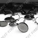 10pcs Gunmetal plated Brass French Earwires Hook With Round 10mm Pad
