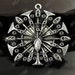 4PCS Of 46x47MM Antique silver alloy solid Peacock Train Charm Pendant,metal finding,pendant bead