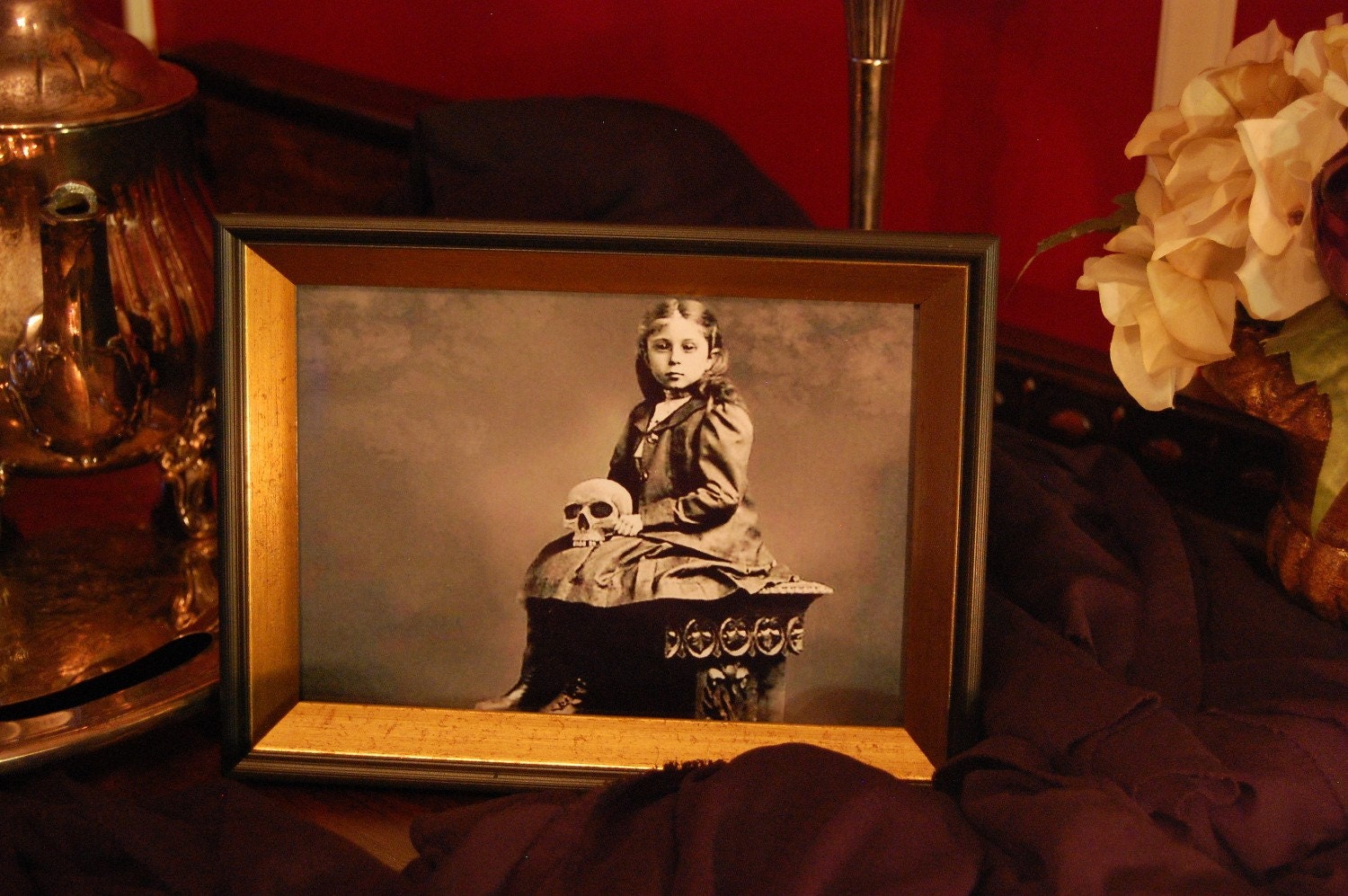 Victorian Halloween Decorations Old Family Photo by regines23