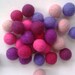 Felt Balls 100 count 20mm Felted balls by YUMMI
