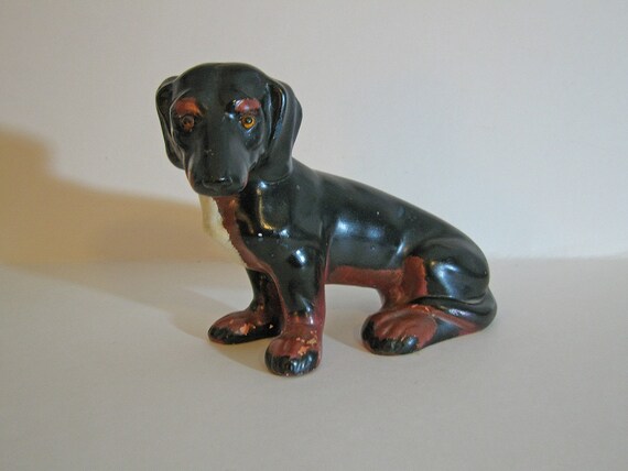 dachshund dog statue