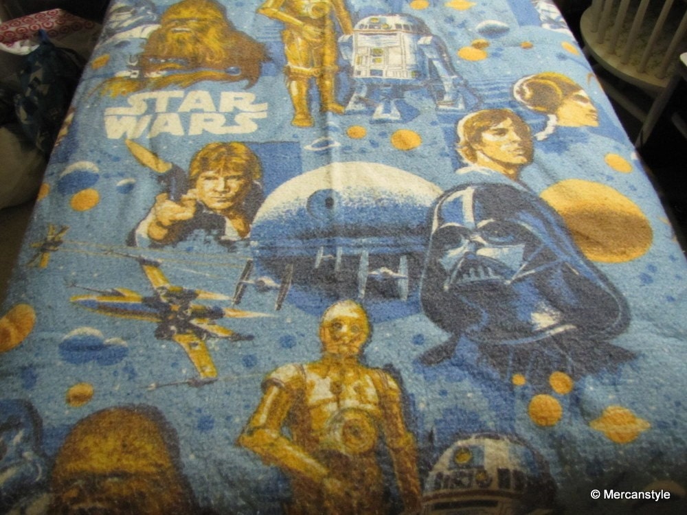 Vintage Star Wars Twin Blanket