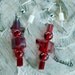 Earrings "My Love in Passion Red" by Mary branchonthebeadtree enjoy reading the poem below, Sold Separately