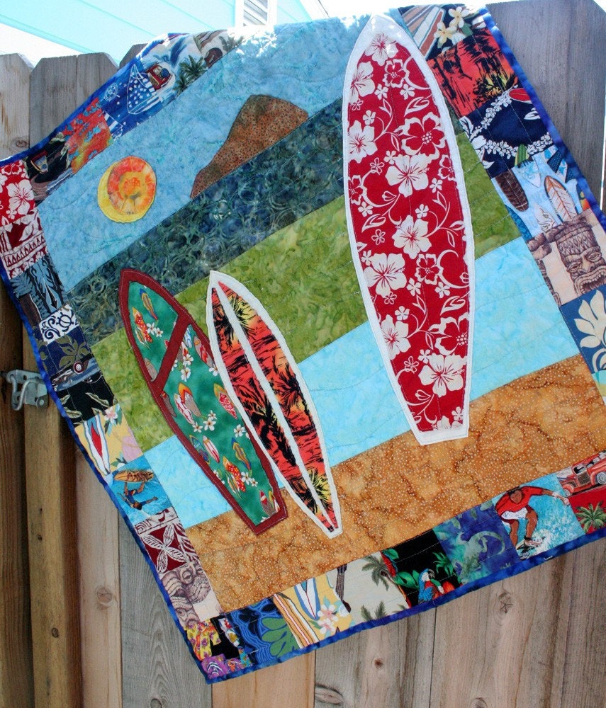 Surfboard Baby Quilt