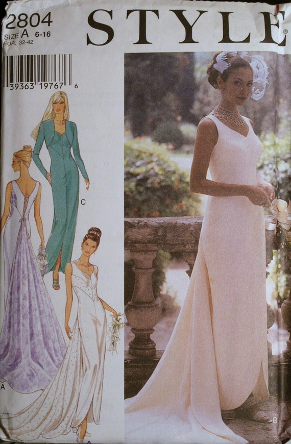 Sewing Pattern Evening Gown or Special Occasion Dress Pattern