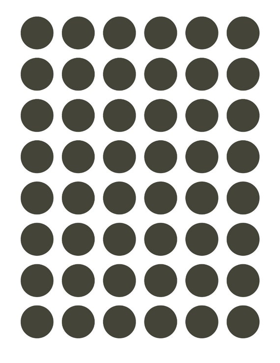 Psd Template Bottle Cap 48 Circles 1 Inch Diameter