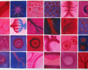 Love and Death: The Heart - Original Watercolor Painting