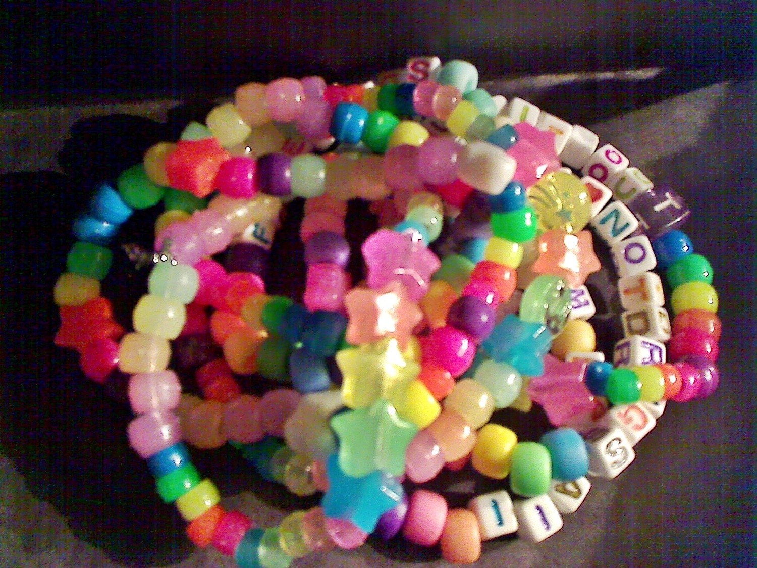 Kandi bracelets Hug collection