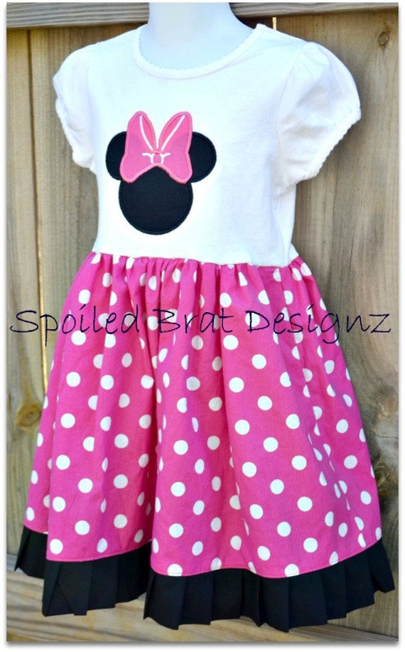 Items Similar To Minnie Mouse 4t T-shirt Dress On Etsy