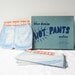 Vintage Hot Pants Stationary Notes with Envelopes