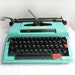 Vintage Aqua Kmart 300 Deluxe 12 with Case - Good Working Condition