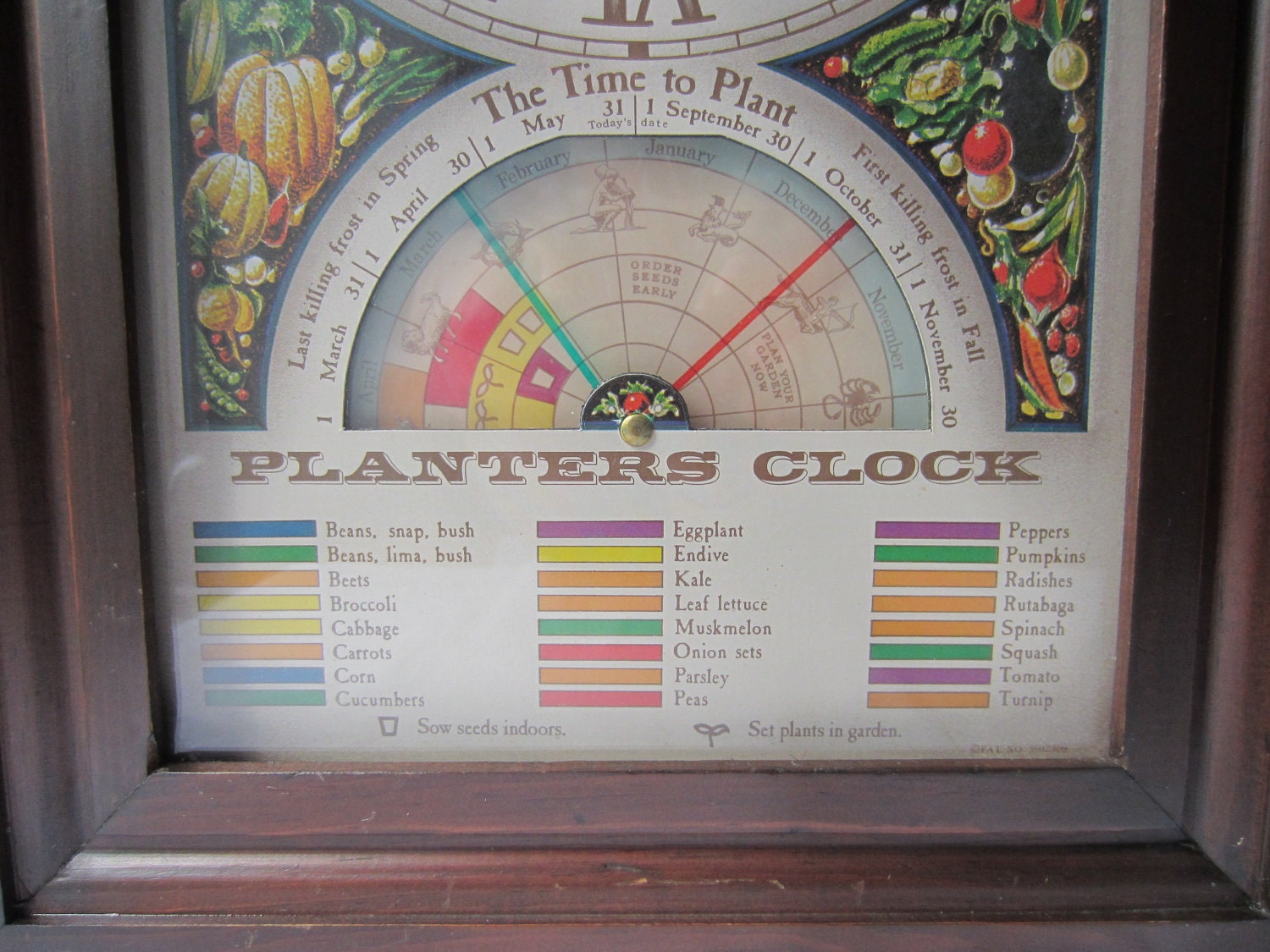 Vintage Fairfield Planters Clock Perfect Gift for the