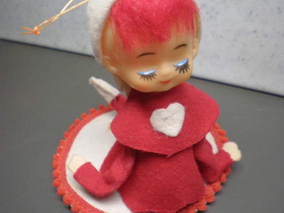 Vintage 1960s Christmas Red Headed Elf Made In by 20thCenturyCool