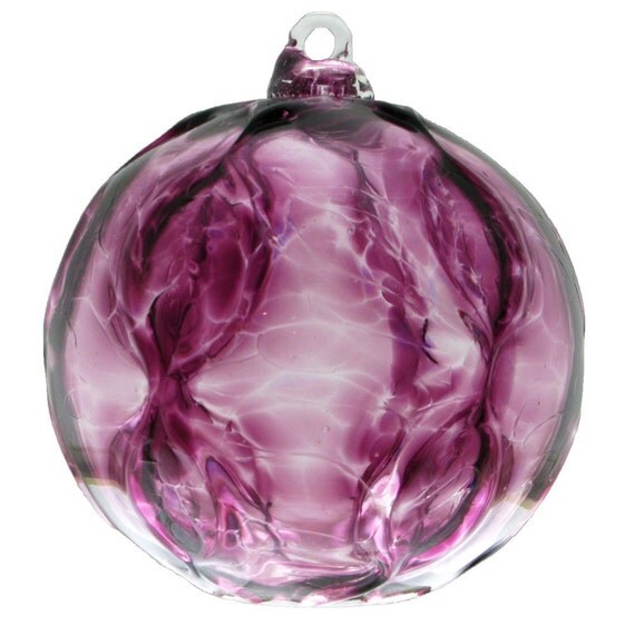 blown glass holiday ornament in plum by adamartglass1 on etsy blown glass holiday ornament in plum by adamartglass1 on etsy