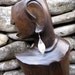 Grace Jewelry Display Bust Mannequin in Carved Wood