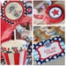 July 4th Party | 4th of July Printable | July 4th Invitation | July 4th Centerpiece | Independence Day Memorial Day | Amanda's Parties To Go