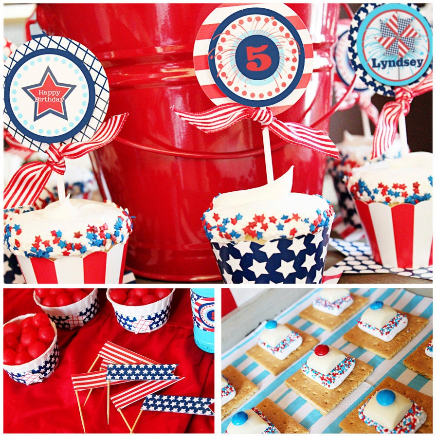 July 4th Birthday Party Decorations July 4th Party