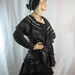 RESERVED Custom: BOHO Gypsy Upcycle Sweater Coat Cape Large Charcoal Grey JAcket