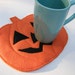 Pumpkin/Jack-O-Lantern Felt Hot Pad