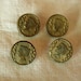 Very old metal shank buttons