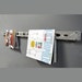 RETRO Style Magazine Rack 46 inch Aluminum