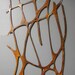 Art Nouveau Web No. 2 in Rusted Steel Organic Natural Forms Floating Wall Art FREE SHIPPING