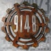 CUSTOM Steampunk House Numbers in Rusted Steel & Stainless