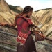 Handloom alpaca shawl - new tribe style