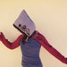 Pixie Hood Shrug - Cozy Up-cycled Hand Woven Sculptural Winter Wear
