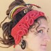Cozy Crazy Headband - Sculptural Felted Ear-warmer
