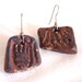 Mountain Gypsy Earrings - Hand Crafted Ceramic Pendants