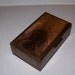 Dynamite Fancy Walnut Box a wooden keepsake or trinket box 9 1/4''x5 1/2''x3''Handcrafted