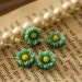 6pcs Beautiful Mix Colorful Gerbera Flower Resin Cabochon -10mm(CAB-DB-10)