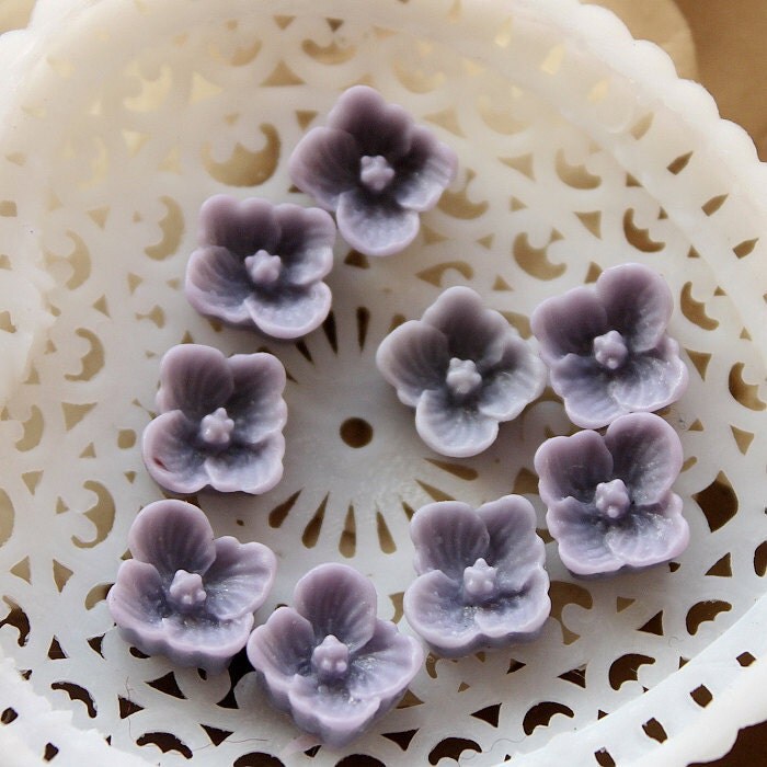 10pcs Wholesale Beautiful Colorful cameo Flower by clothcampDIY