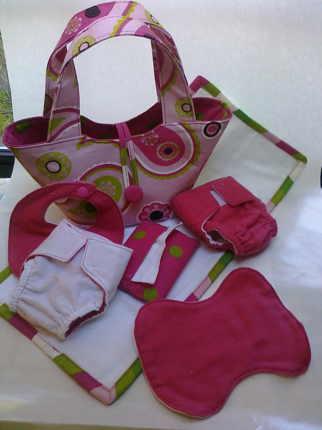 Reserved Baby Doll Diaper Bag Set SALE