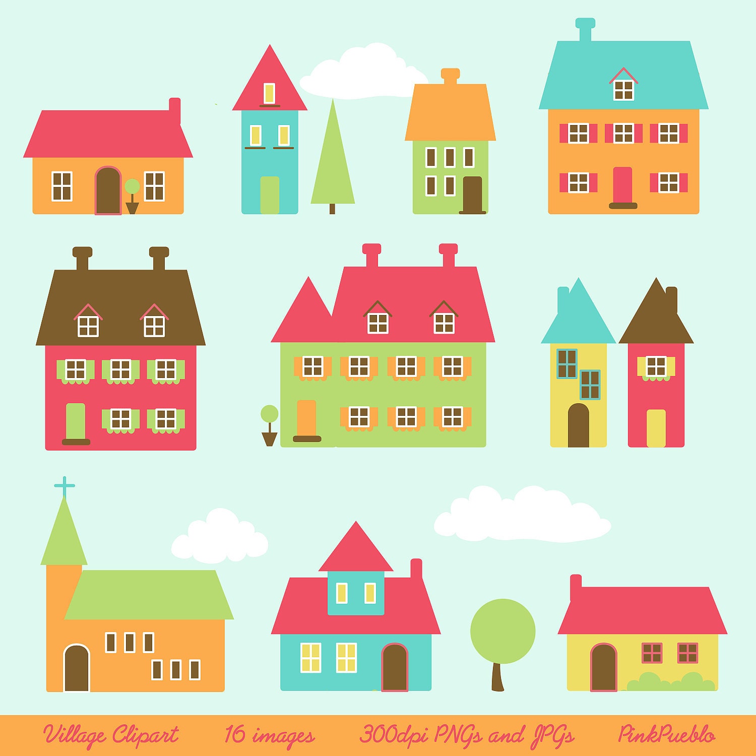 village house clipart - photo #2