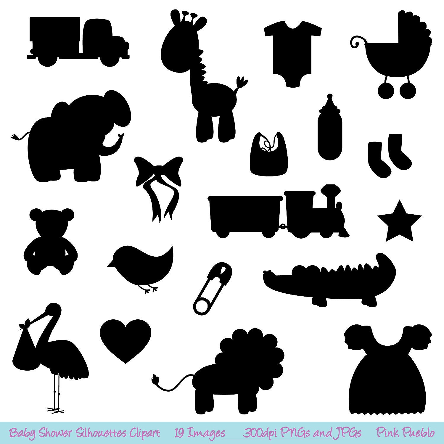 baby shower vector clipart - photo #43