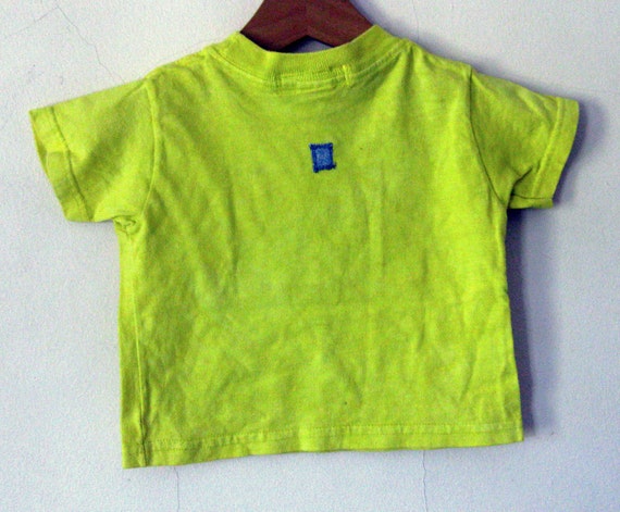 chartreuse tee shirt