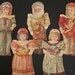 Antique Victorian Scrap Advertising Paper Dolls Fairys Pie Genuine c 1880s