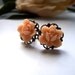 Peach Greta Stud Earrings