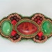 Southwest Delight Bead Embroidery Hair Barrette