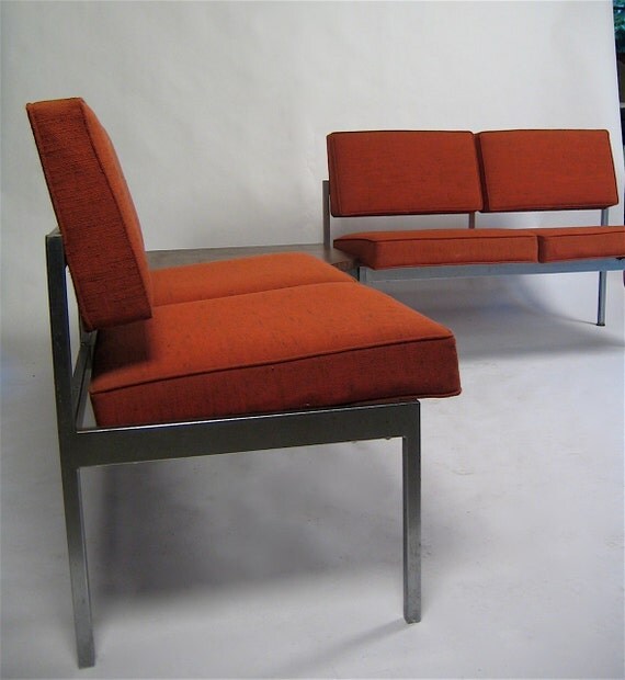 Vintage retro Steelcase sectional sofa by hermanmillermodern