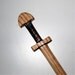 Hair Stick - Viking Sword Hair Toy in Oak